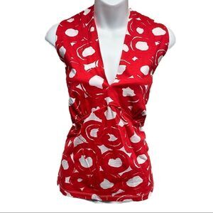 60s inspired Rafaella top 100% cotton NWT